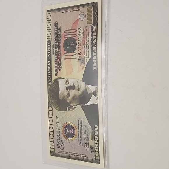 Novelty $1000000 Bills JFK & Rutherford B Hayes - Picture 4 of 5
